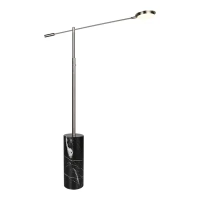 Lampadar negru-argintiu LED (înălțime 145 cm) Fiore – Trio Select