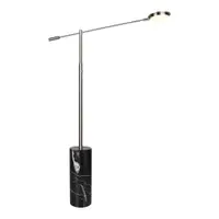 Lampadar negru-argintiu LED (înălțime 145 cm) Fiore – Trio Select