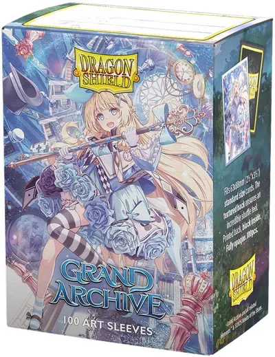 Protecții pentru carduri Dragon Shield - Matte Dual Art Sleeves Standard Size, Grand Archive: Alice Orleane (100 buc.)