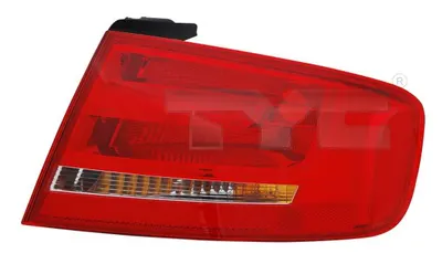 Stop tripla lampa spate dreapta potrivit AUDI A4 LIMUZINA 2007-2016 - ( exterior , Semnalizator alb, culoare sticla: rosu)