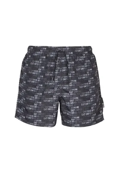 Sort de Baie M Monogram Newspaper Boxer-7m000510-Af13059-Mc085