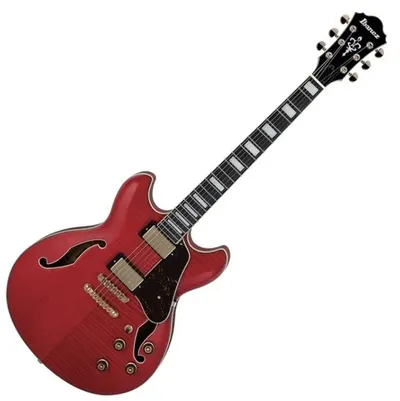 Chitară semi-acustică Ibanez - AS93FM, Transparent Cherry Red