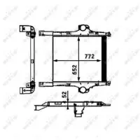 Intercooler, compresor NRF 30452