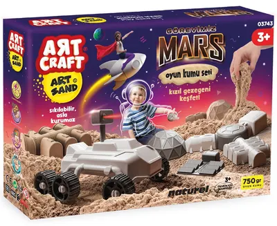 Set cu nisip de joacă Art Craft - Marte