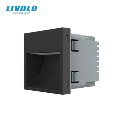 Modul lampa de orientare scara Negru