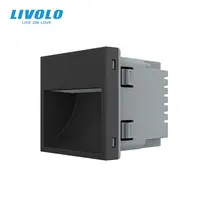Modul lampa de orientare scara Negru