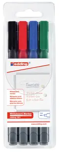 Set de markere pentru tablă albă Edding 361 - 4 culori, sortiment