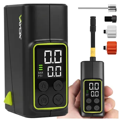 Pompă de bicicletă cu acumulator Vayox VA0451 1100mAh 10,3BAR compresor