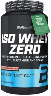Iso Whey Zero, căpșună, 908 g, BioTech USA