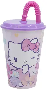 Cană cu pai Stor Hello Kitty - 430 ml