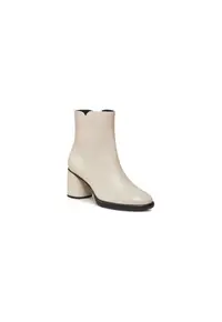 Ghete dama 303178871 - Piele naturala - Alb - Alb
