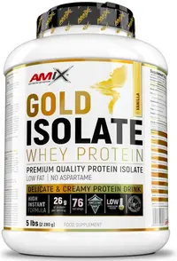 Gold Isolate Whey Protein, vanilie, 2.28 kg, Amix