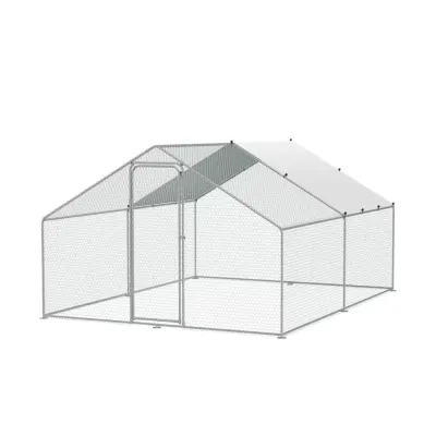 Cotet / tarc pentru pasari 3 x 4 x 2 m din otel galvanizat MESTERINO TOOLS MTGC-034