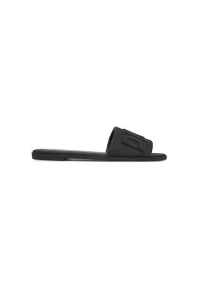 Slapi dama - K1500528 - Textil - Negru - Negru