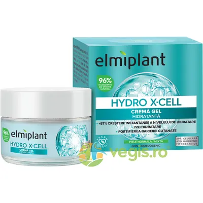 Crema Gel Hidratanta cu Acid Hialuronic Hydro X-Cell 50ml