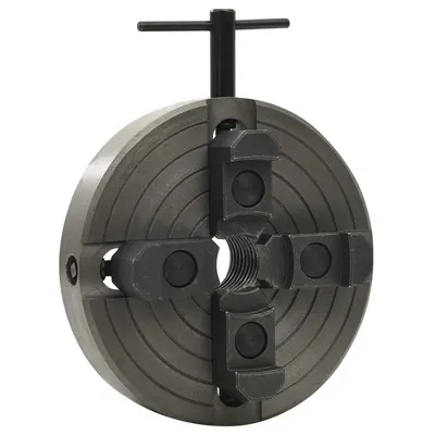 vidaXL Mandrină pentru lemn 4 fălci conexiune M33 negru 150x63 mm oțel