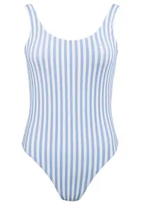 Costum de baie - Albastru/ Alb656 - Alb/Albastru