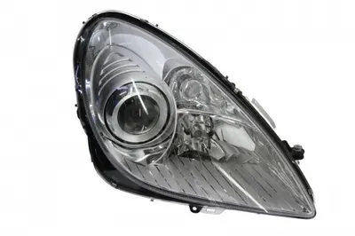 Far dreapta H7 P21W W5W, electric, cu motor, culoare insert: cromat, culoare semnalizator: galben potrivit MERCEDES SLK R171
