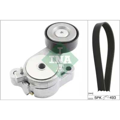 Set curea transmisie cu caneluri INA 529 0340 10
