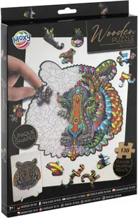 Puzzle din lemn Grafix din 130 de piese - Tigru