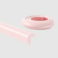 Rola protectie Little Mom Soft Pink din spuma, impermeabila, flexibila, multifunctionala, lungime 4m