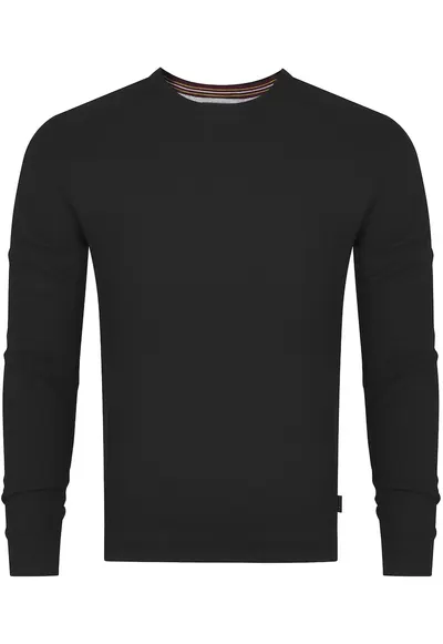 Pulover barbati - negru - fabric moale