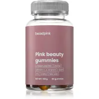 BeastPink Pink Beauty Gummies capsule moi masticabile pentru frumusețea părului și a pielii 176 g