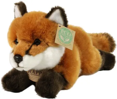 Jucărie de pluș Rappa Eco Friends - Vulpe, mincinos, 23 cm