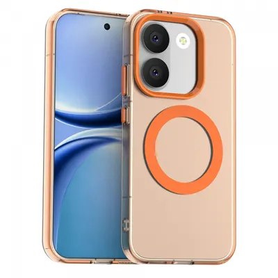 Husa MagSafe pentru Xiaomi Poco X8 Pro, Techsuit, CandyCase, Portocalie