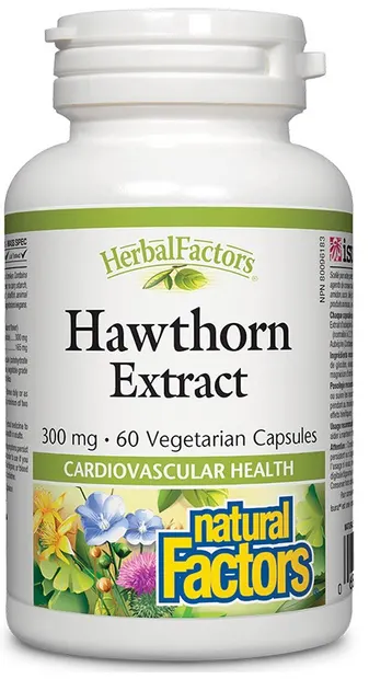 Herbal Factors Hawthorn Extract, 60 capsule, Natural Factors