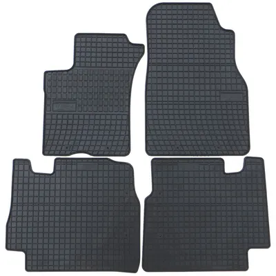 Set covorase auto din cauciuc Mercedes ML I W163 2002-2005, presuri FROGUM, negre, 4 buc.
