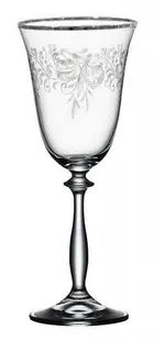 Pahare de vin Bohemia - Angela Platinum, 6 buc, 250 ml