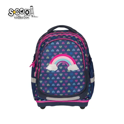 Ghiozdan anatomic Rainbow, 39x38x19.5 cm, S-Cool