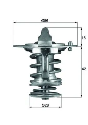 Termostat Lichid Racire (76 C) Potrivit Mitsubishi 3000 Gt, Colt Iv, Colt V, Galant Vii, L400, Lancer Iv, Lancer V, Lancer Vi, Mirage Iv, Pajero Classic, Pajero Ii, Pajero Iii 1.3-3.2d 01.90
