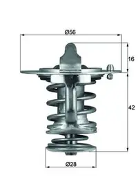 Termostat Lichid Racire (76 C) Potrivit Mitsubishi 3000 Gt, Colt Iv, Colt V, Galant Vii, L400, Lancer Iv, Lancer V, Lancer Vi, Mirage Iv, Pajero Classic, Pajero Ii, Pajero Iii 1.3-3.2d 01.90-
