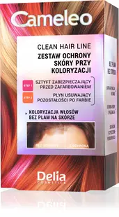 Delia Cameleo Kit de protecție a vopselei Clean Hair Line, 50 ml + 4.2 g