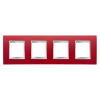 Placa ornament CProiector HORUS LUX international - IN TECHNOPOLYMER LEATHER FINISHING - 2+2+2+2 modul HORIZONTAL - RUBY - CProiector HORUS