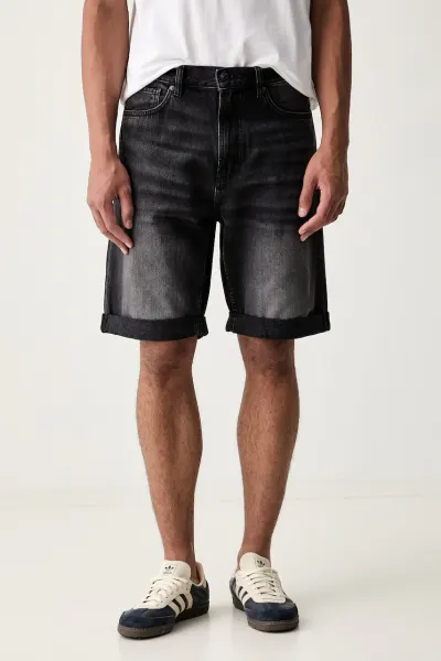 HUGO pantaloni scurți pentru bărbați din denim HUGO 838/S
