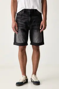 HUGO pantaloni scurți pentru bărbați din denim HUGO 838/S