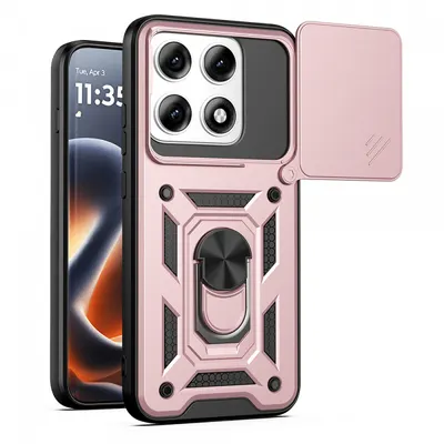 Husa pentru Motorola Edge 70 Pro, Techsuit, CamShield, Roz Aurie