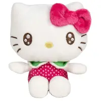Figurina de plus parfumata Hello Kitty - Zmeura 12 cm