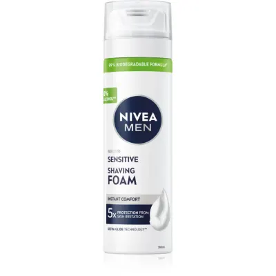 NIVEA MEN Sensitive spumă pentru bărbierit pentru barbati 200 ml
