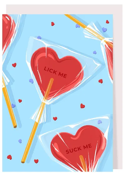 Felicitare Lick me