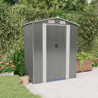 Gossi sopron de gradina, gri deschis, 192x1021x223 cm otel galvanizat