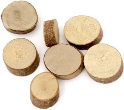 Discuri de lemn Em art - 1-1.5 x 0.5 cm, 20 g