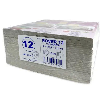 Set 25 placi filtrante Rover 12 20x20, dimensiune standard, filtrare vin medie (vin limpede) - Default Title