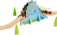 Supliment pentru trenul feroviar Bigjigs - Tunelul dinozaurului