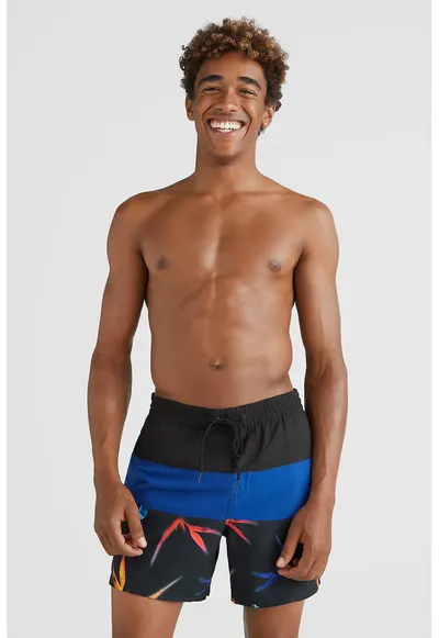 Pantaloni scurti de plaja cu snur in talie Frame - Bleumarin