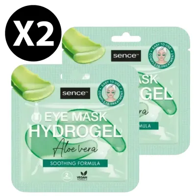 PROMO Sence Beauty Masca pentru ochi 6 ml Hydrogel Soothing Aloe Vera 1+1 GRATIS
