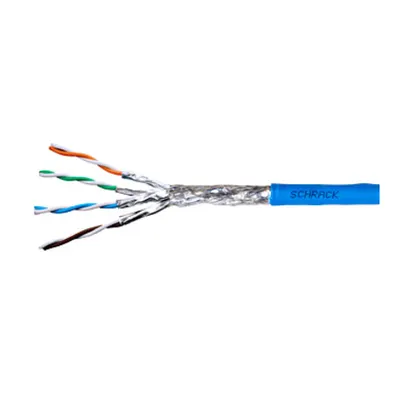 Cablu S/FTP Cat.7a,4x2xAWG22/1,1.500Mhz,LS0H-3,Dca, albastru